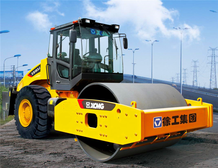 XCMG manufacturer 18 ton road rollers XS183J china new hydraulic road roller compactor price